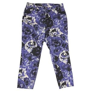 Chicos Perfect Stretch Girlfriend Slim Leg Ankle Jeans Chicos 2.5 Womens 14 Blue